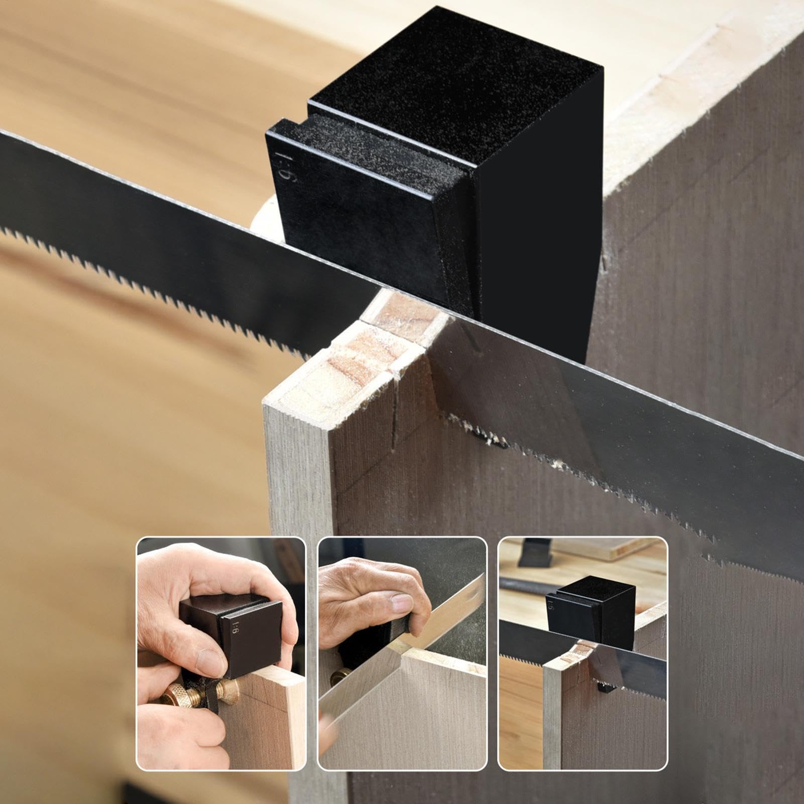 Schwalbenschwanz-Sägeführung, rechtwinkliges Messgerät, Holzbearbeitungssägewerkzeuge, Aluminium-Schwalbenschwanz-Vorrichtung, magnetische Sägeführung, Holzverbindungsschneider, Präzisions-Holzmarker,