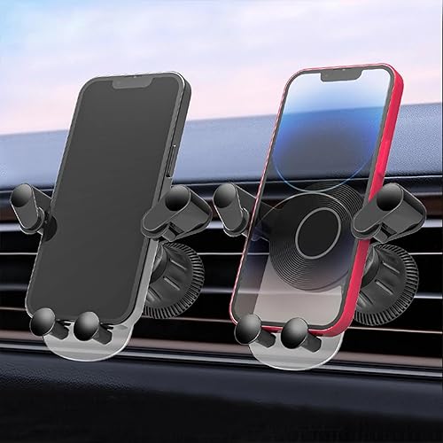 Miniatura 4 de Soporte de teléfono para ventilación de automóvil, nunca bloquea las rejillas de ventilación Soporte giratorio para teléfono con clip de ventilación