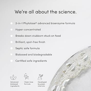 Dirty Labs | Dishwasher Detergent and Booster | Aestival Scent | 48 Loads (1 lb) | Ultra Clean, Spot Free, Quick Wash Optimized | Hyper Concentrated