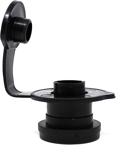 Miniatura 2 de Aftermarket - Conjunto de tapón de drenaje de enfriador de eje estándar negro de 1 pulgada compatible con enfriadores Coleman