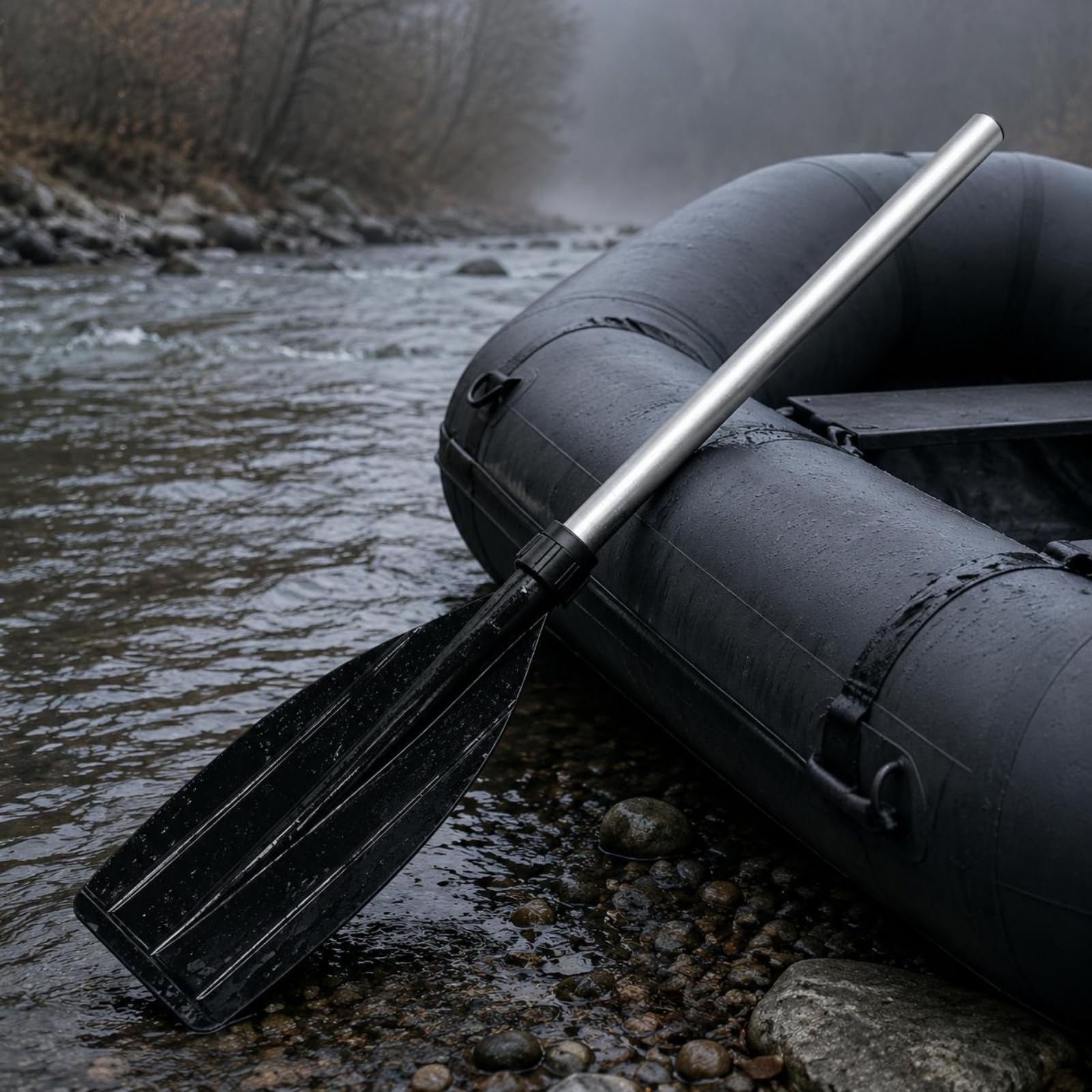 Milageto Pagaie Gonflable Aluminium Alliage Bateau Canoë Kayak Séparable avec Sections Emboîtables et Construction Solide Maniement Stable, 160 Cm, Pagaie Double Tête en Alliage D Aluminium