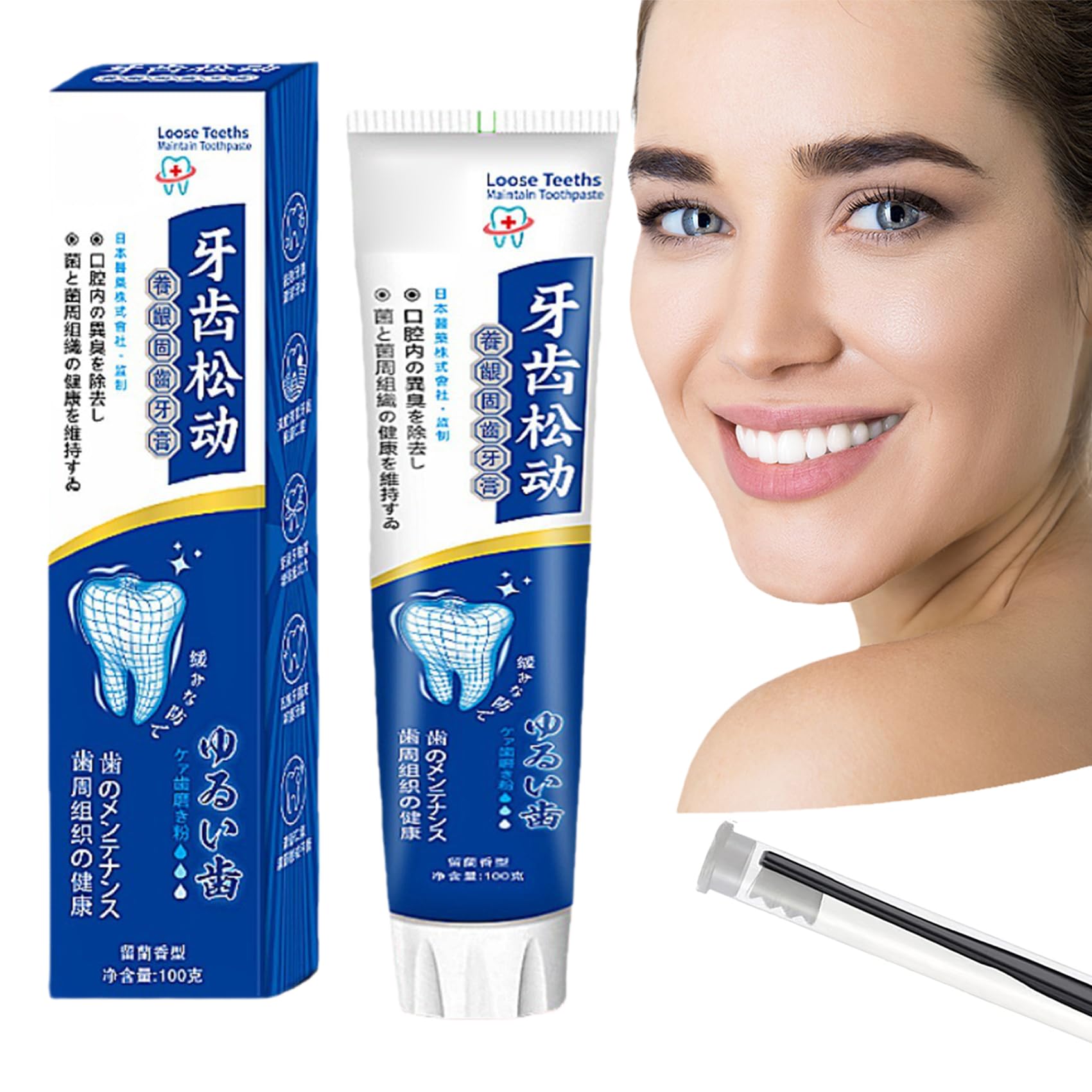 Loose Teeth Care and Repair Toothpaste, Japanese (1PCS)