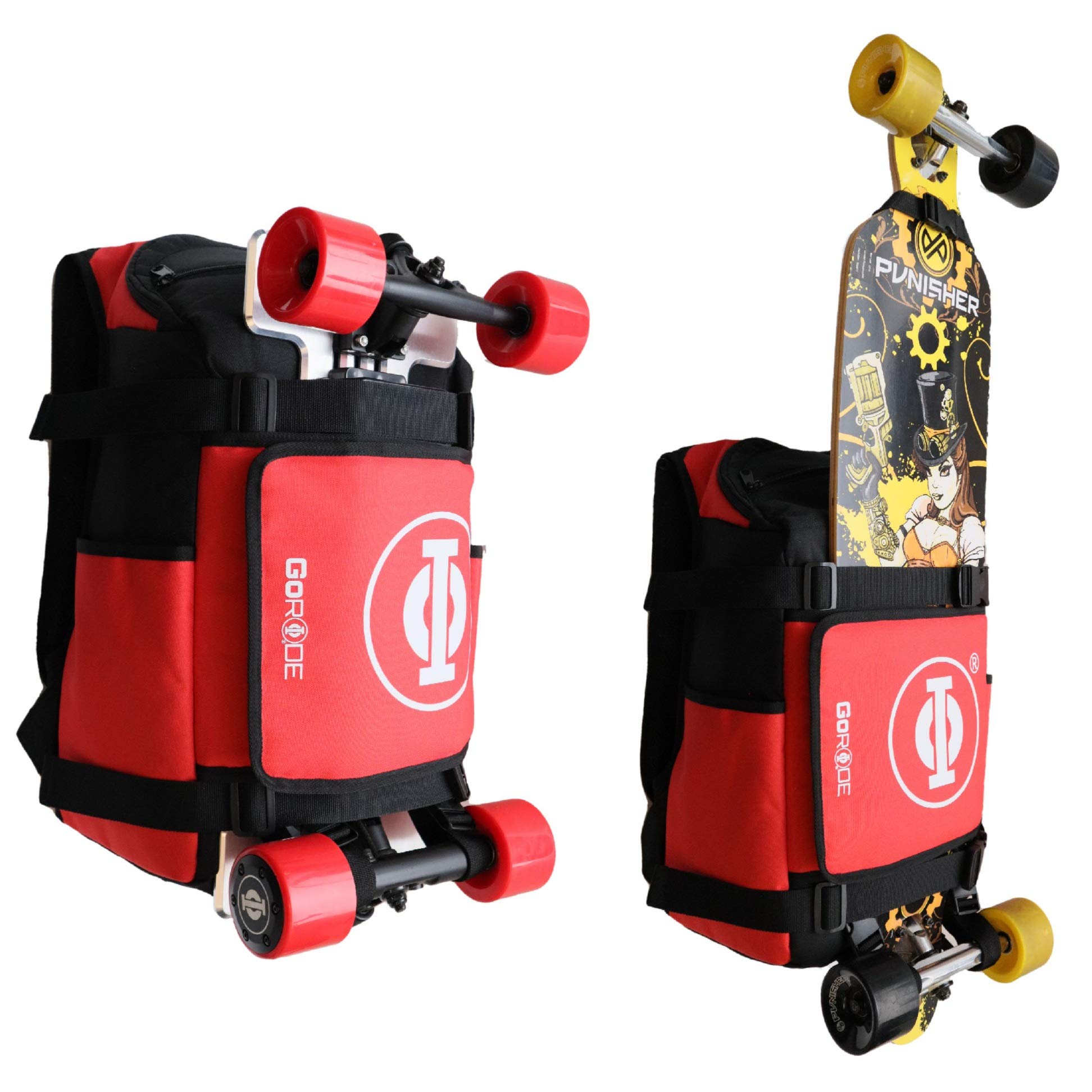 electric longboard backpack