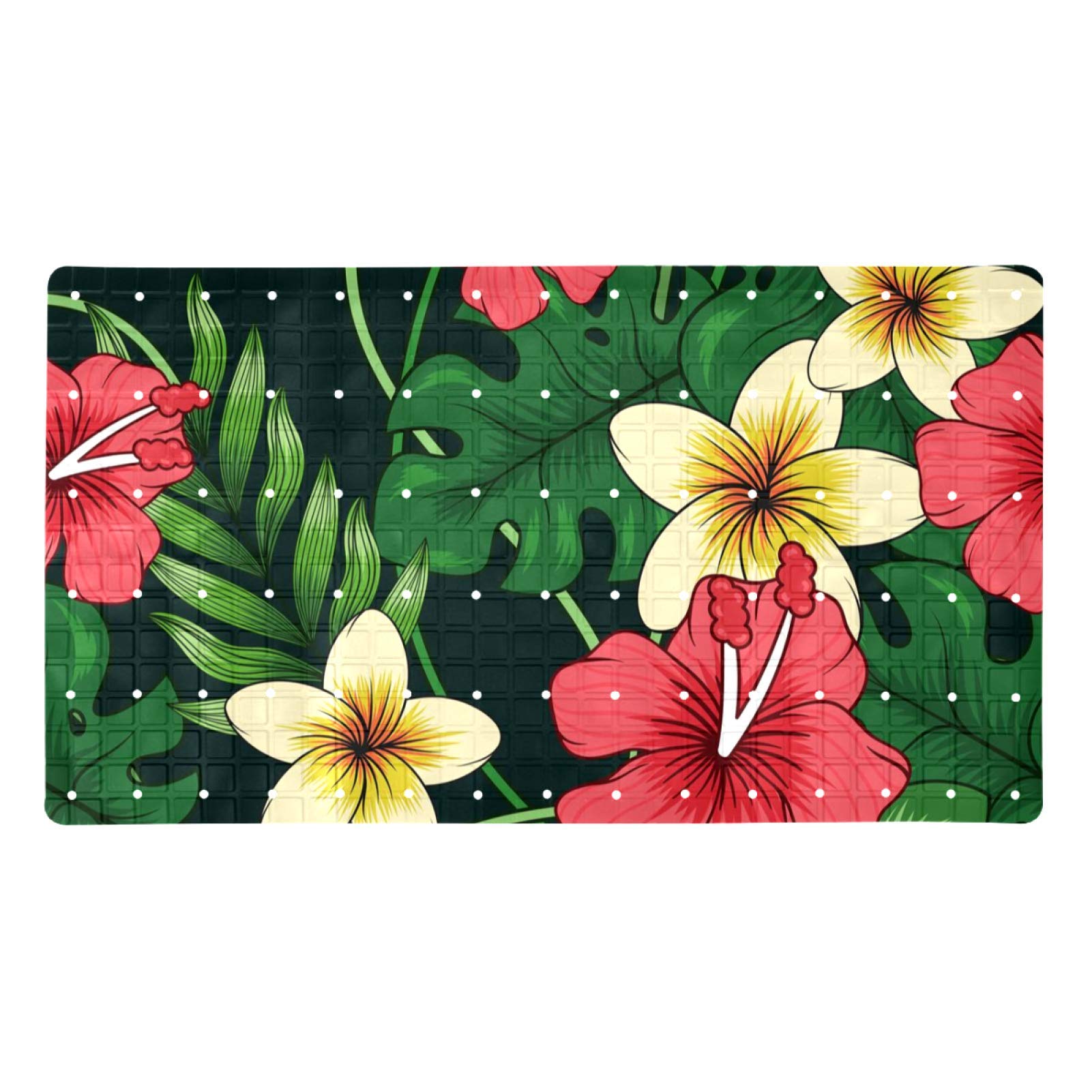 Tapis de bain ventouse puissante antidérapant et anti-bactérien pour douche