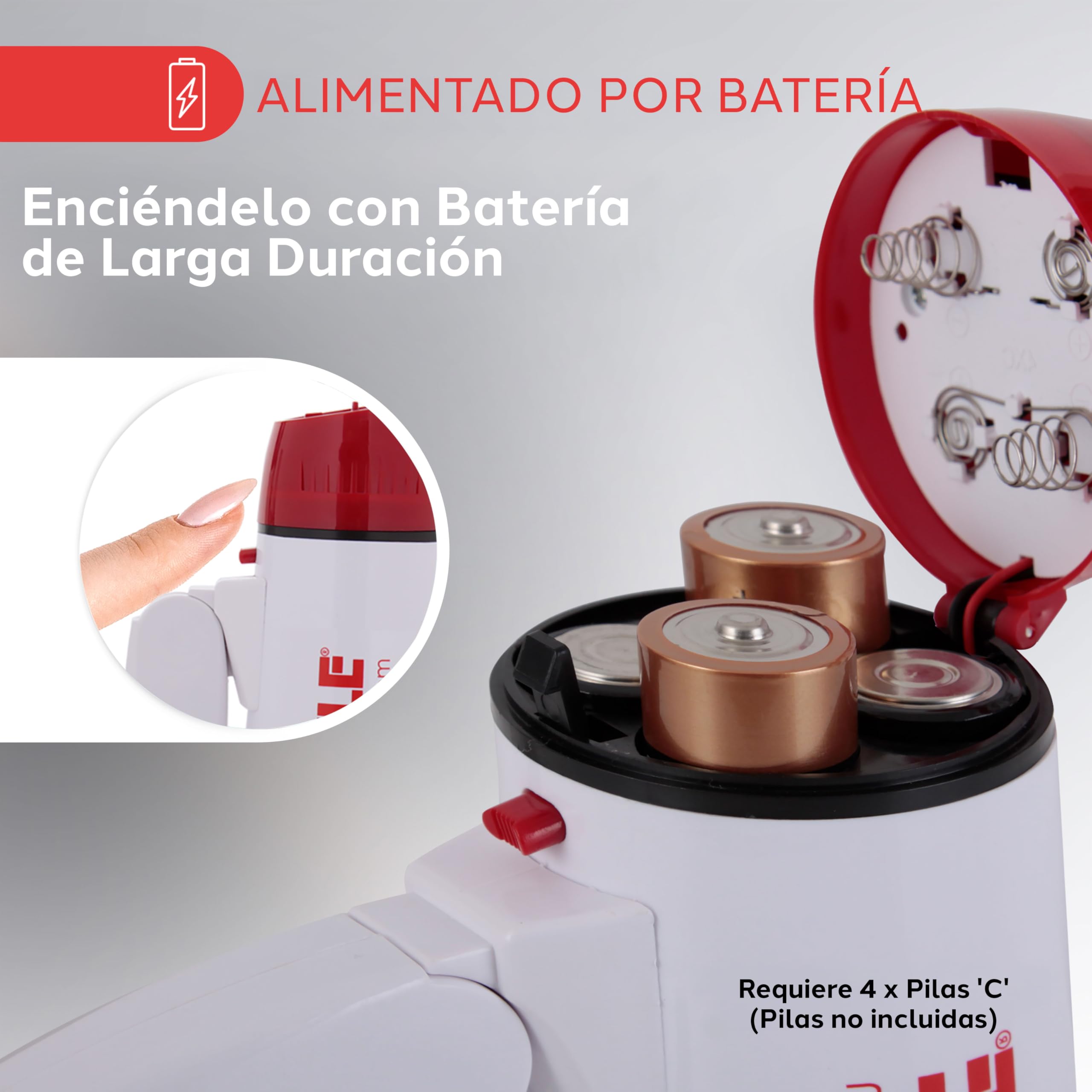 Pyle Megafono Portatil 20V Sirena Incorporada 800 Yardas