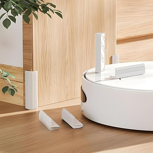 Miniatura 5 de 16 bloques de esquina para zócalo, de silicona, autoadhesivos, para esquinas de seguridad, a prueba de bebés, protectores de esquinas para base de