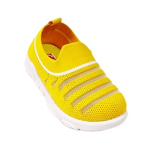 Coolz Kids Chu-Chu Sound Musical Shoes Fly-2 for Baby Boys and Baby Girls 1-2.5 yrs (Yellow, 9 Months)