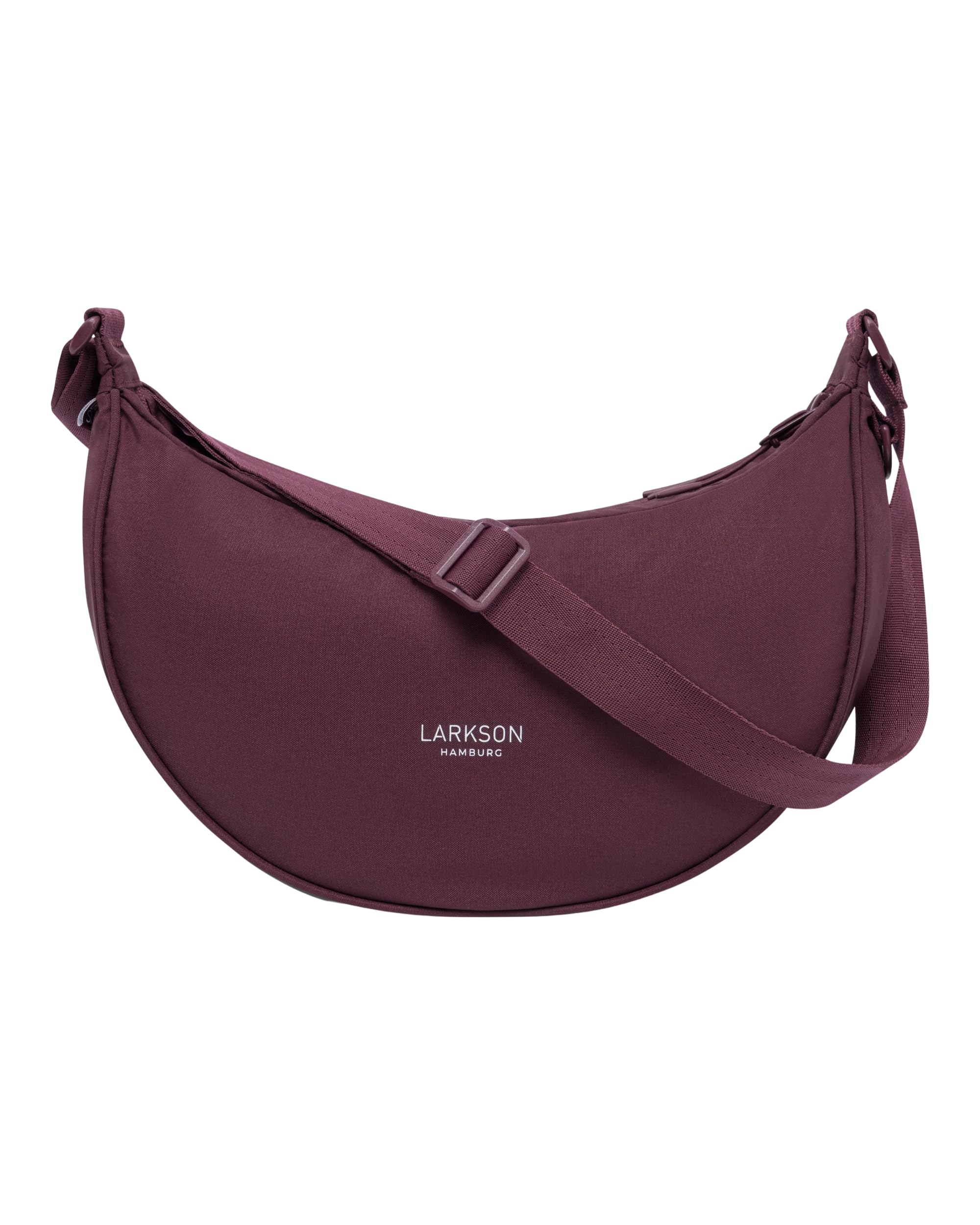 LARKSON Bolso Bandolera Mujer Rojo - Solveig Medium - Bolso Riñonera de Media Luna - Bolsa de Ocio de Moda para Viajes,…