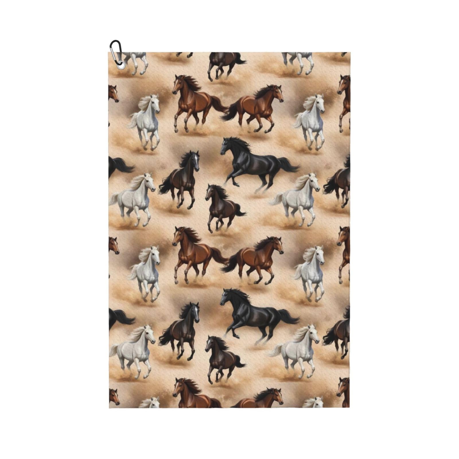 BSDFGSDD Wild Animal Horses Painting Golf Towel 24 x 16 inches
