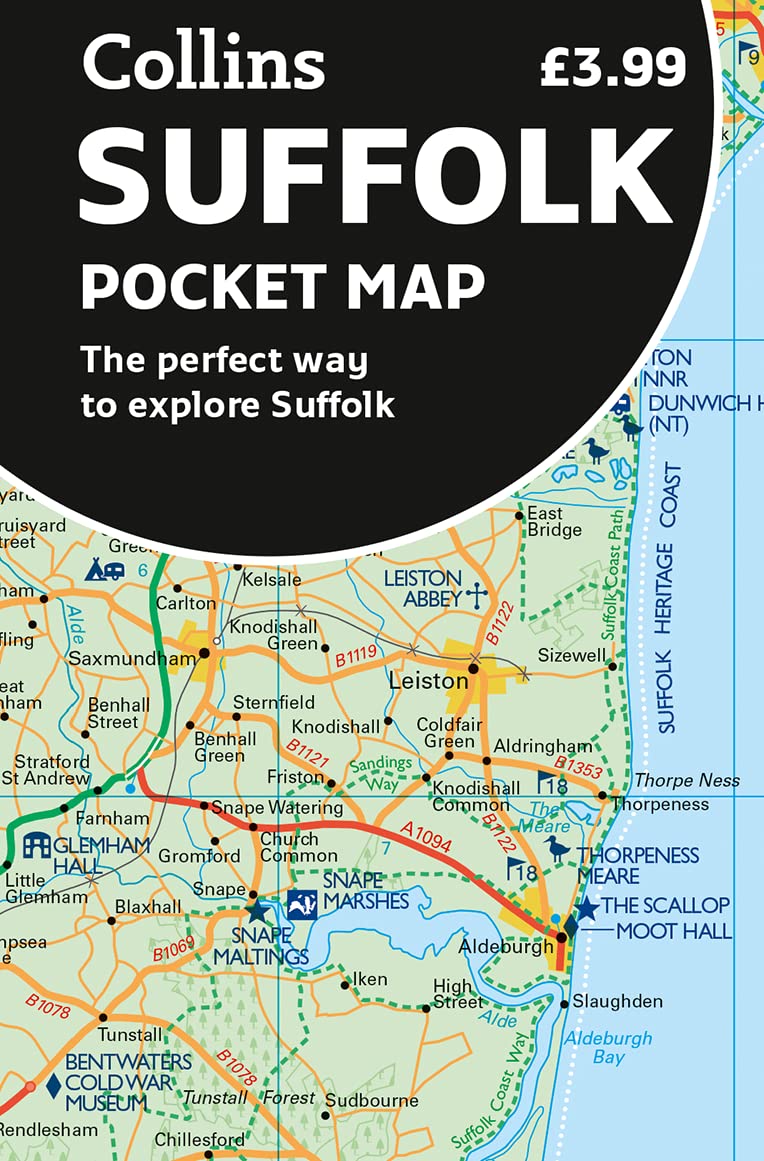 Suffolk Pocket Map: The perfect way to explore Suffolk