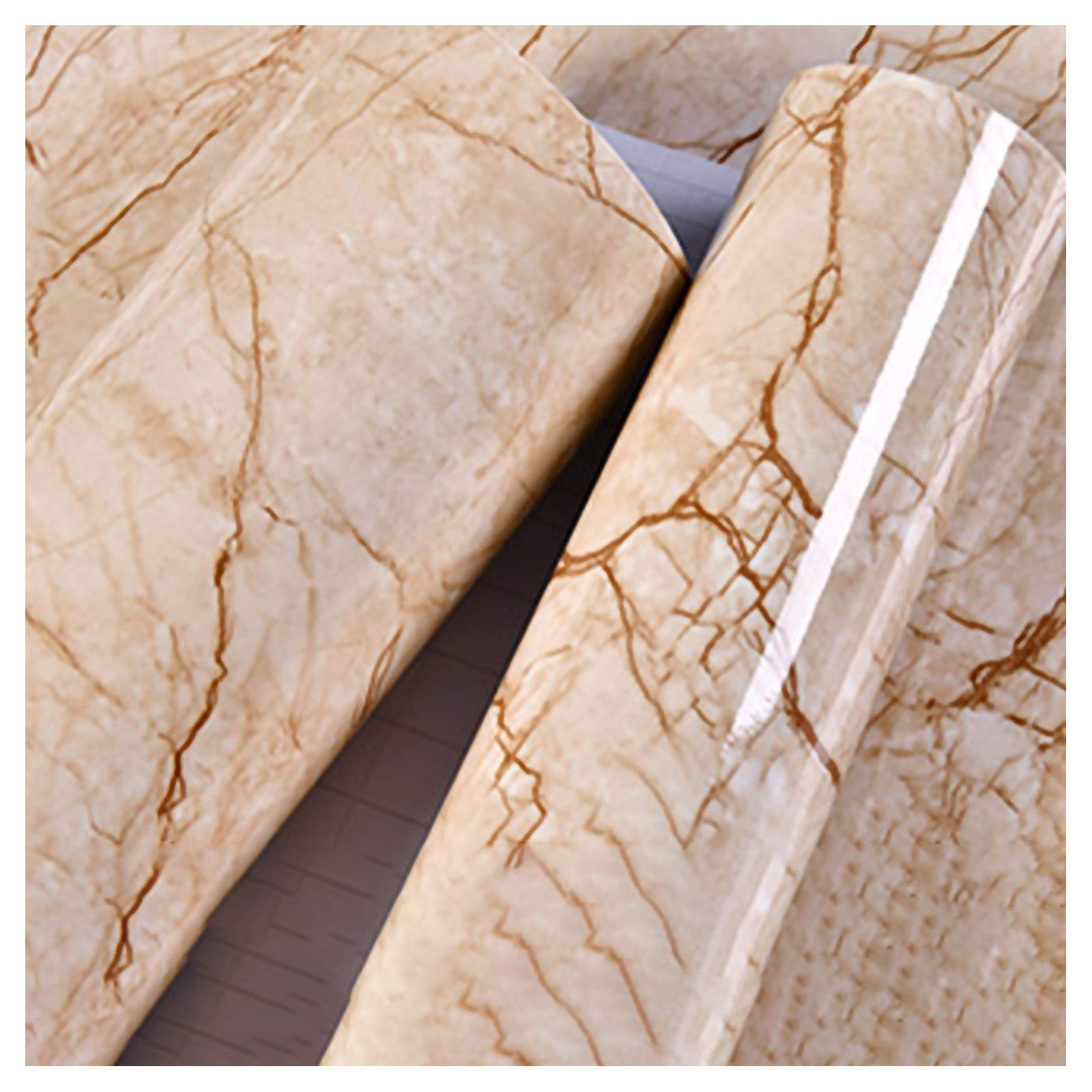 Papel adhesivo para muebles de cocina estilo nuevo sándalo natural
