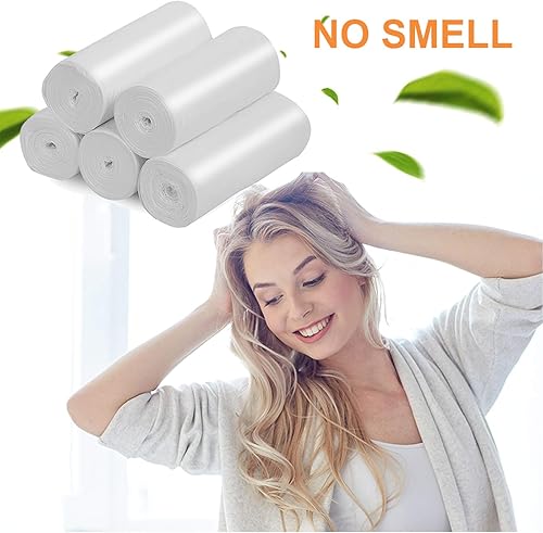 Miniatura 4 de Bolsas de basura compostables de 8 galones Inwaysin altas bolsas de basura para cocina, reciclaje sin perfume, resistentes y sin perfume, forros