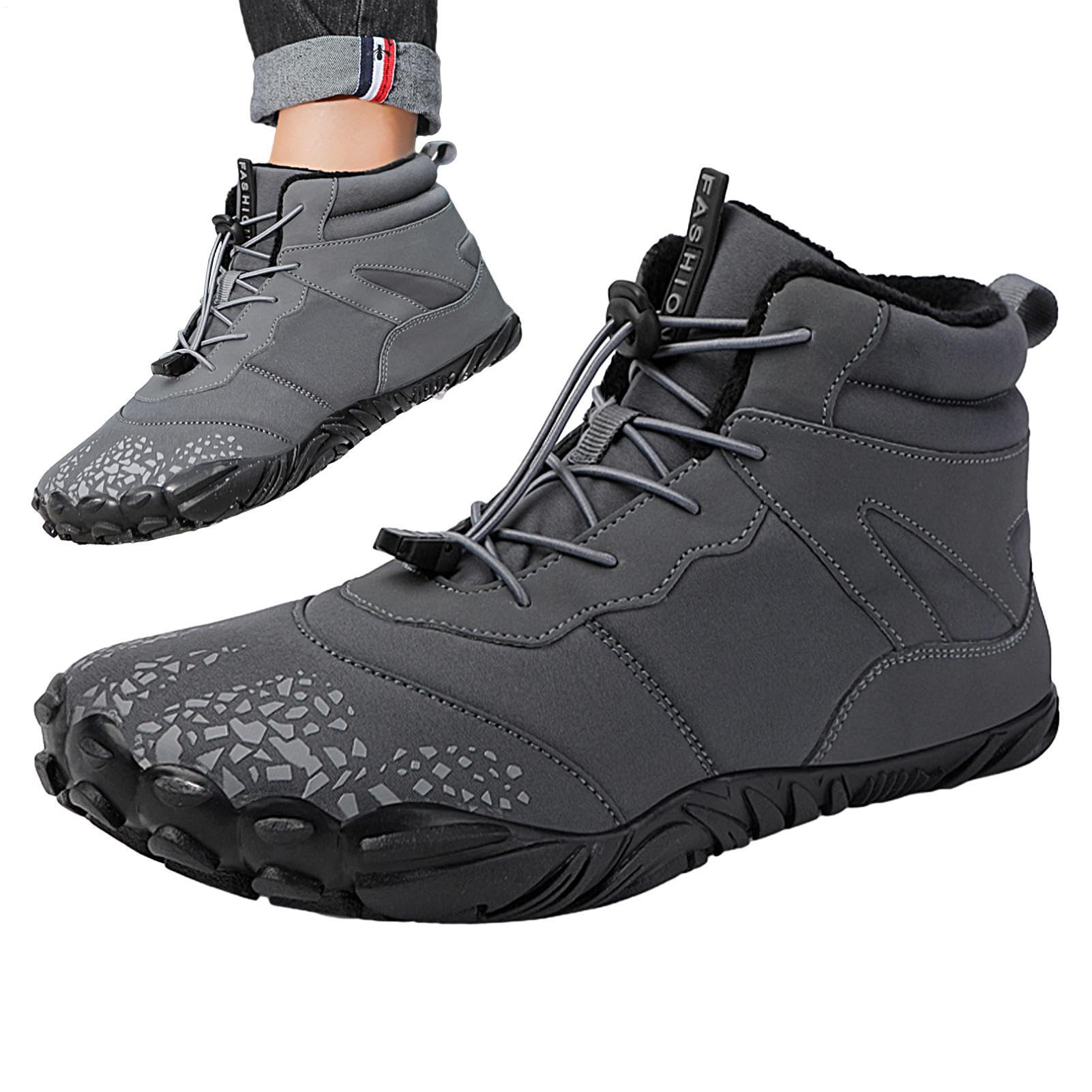 Barfuß-Arbeitsstiefel trocknend wasserdicht rutschfest | Barfußwandern für Herren und Damen für Wandern, , Fitnessstudio, Workout, Gewichtheben, Training, Outdoor, Reisen, Alltag