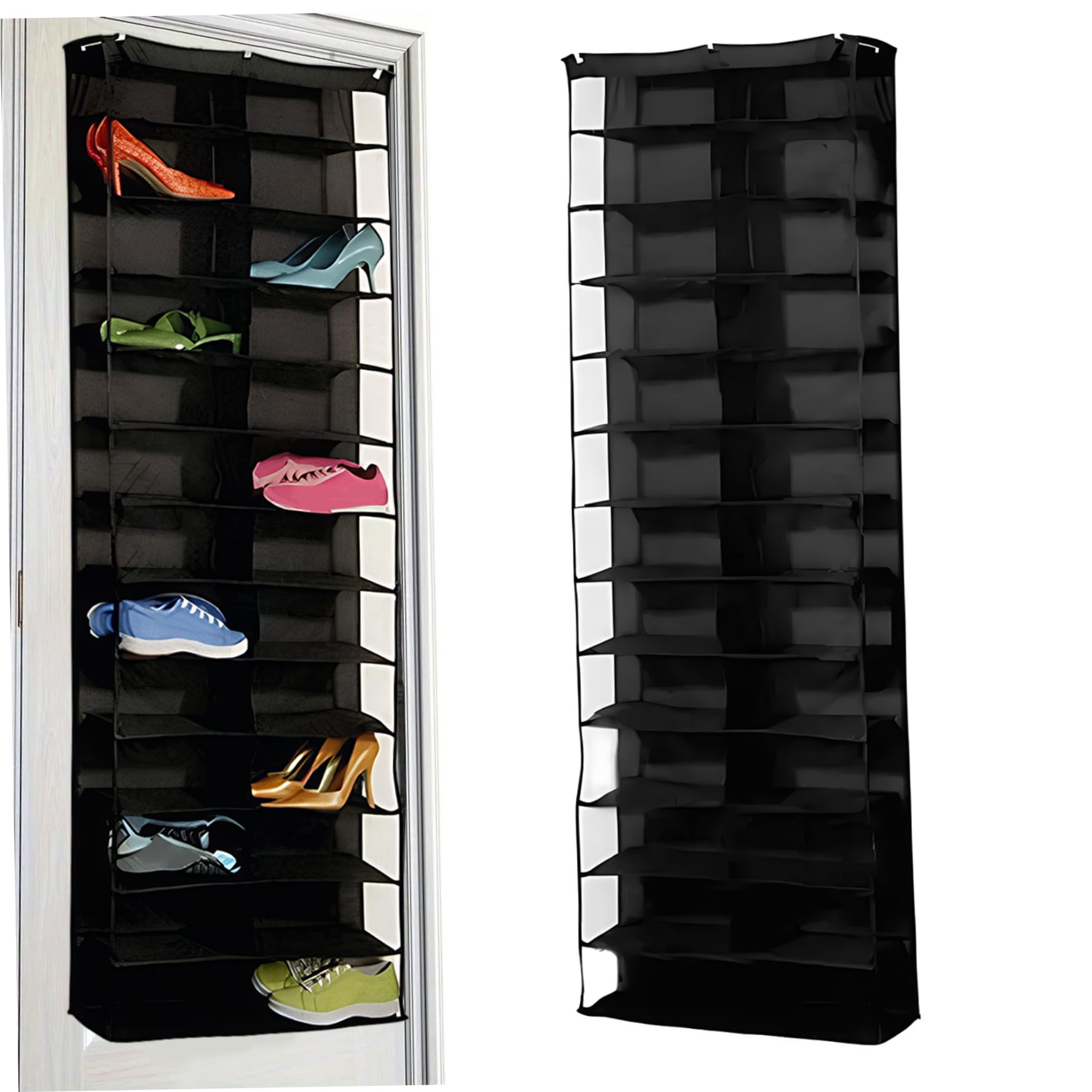 Organisateur porte transparent 26 poches pour ranger vos sweats