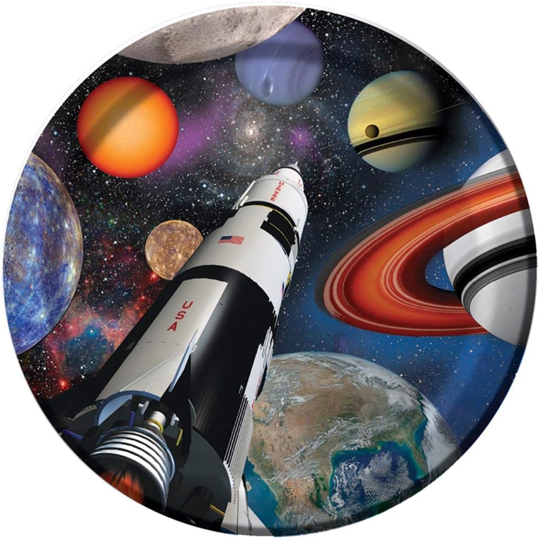 Party Sturdy Paper Dinner Plates x 8