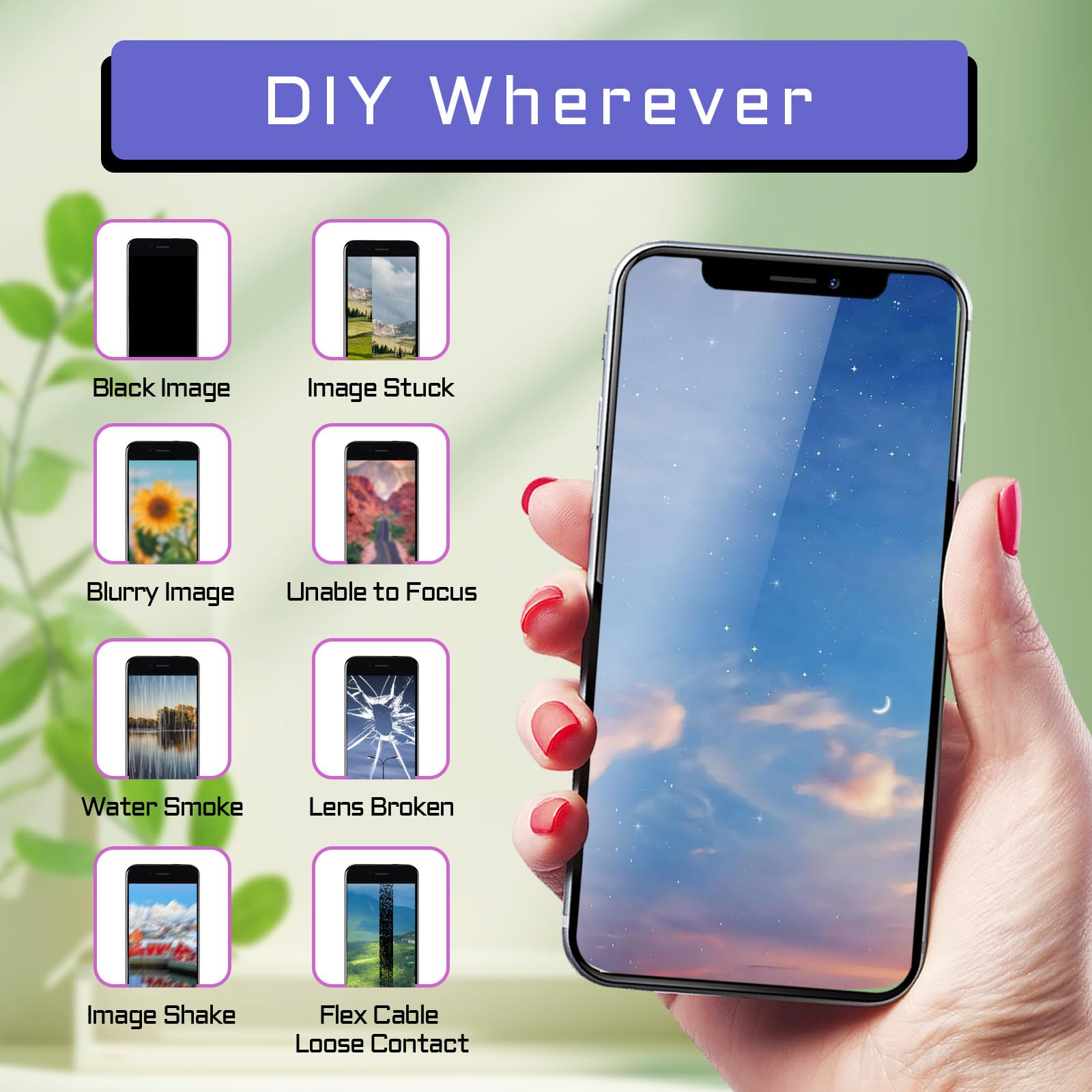 Amazon.com: Risidamoy for iPhone 13/13 Mini OEM 12MP Main Rear