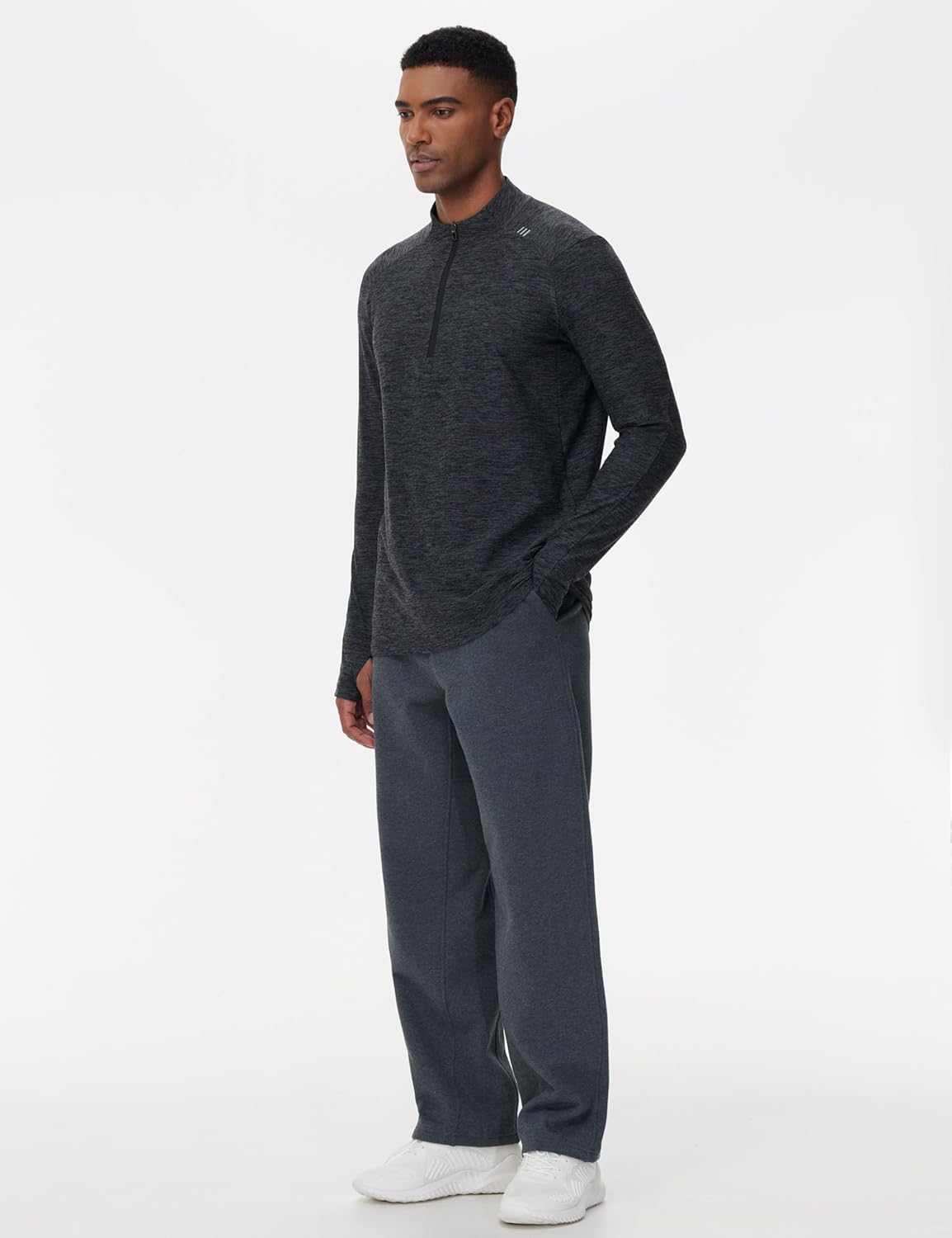 THE GYM PEOPLE Men's Baggy Fleece Workout Sweatpants with Pockets Drawstring Lounge Athletic Running Pants - Image 5