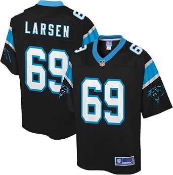 NFL PRO LINE Youth Tyler Larsen Black Carolina Panthers Player Jersey