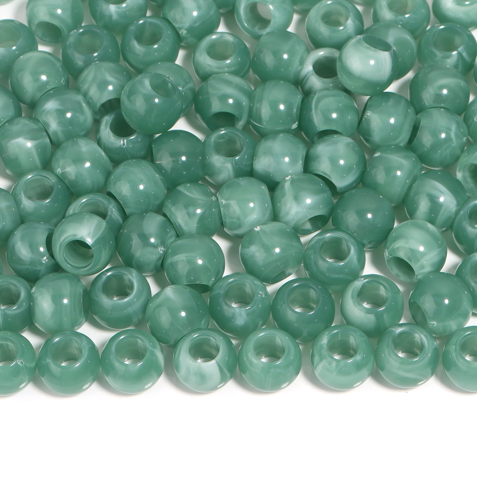 Perles pour cheveux et coiffures tressées avec grand trou de 5.5mm pour un style unique