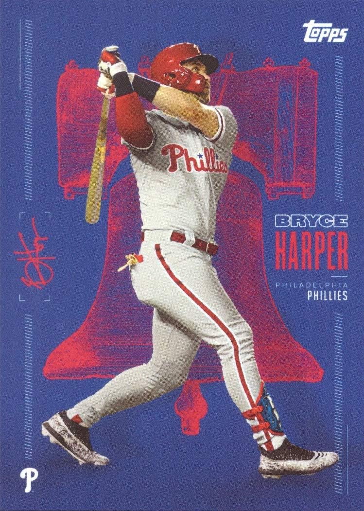 2019 Topps Limited Edition #A Bryce Harper Philadelphia Phillies Baseball Card w/Liberty Bell in Background - Only 1,839 made!
