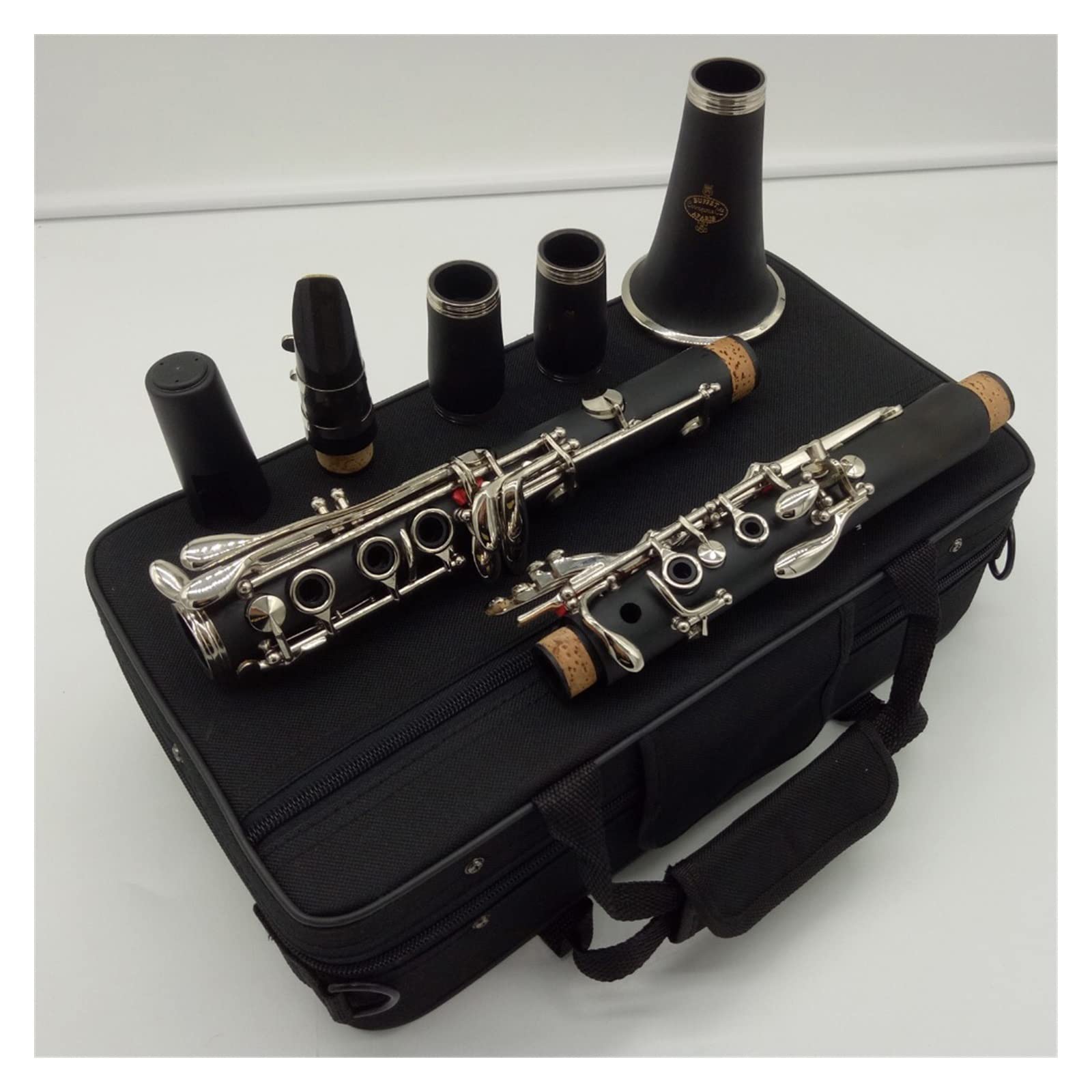 Nuevo Estudiante 17 Teclas BB Clarinete E11 Profesional Buffet Baquelita Clarinete Boquilla Accesorios Estuche Estudiantes Clarinete