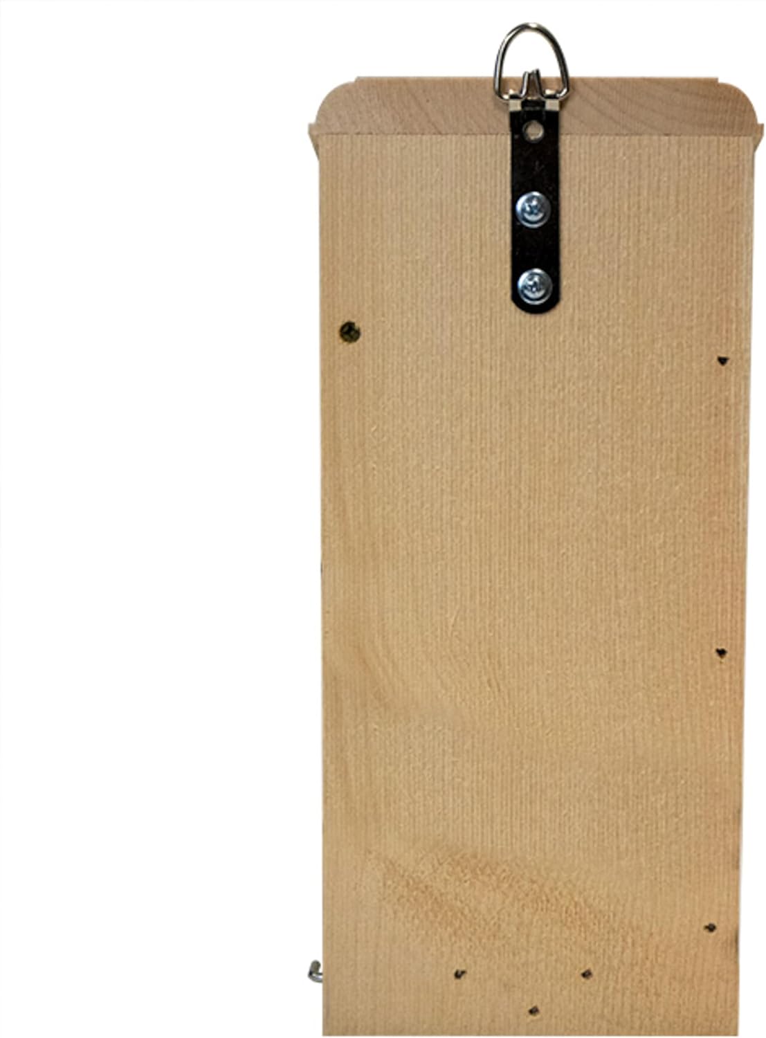 Chickadee Bird House – Handcrafted Nest Box with Wood Chips – 12.5" H x 6.25" W x 8.5" D – Eastern White Pine Construction – Made in USA – Easy Clean-Out & Proper Ventilation – Durable Shelter
