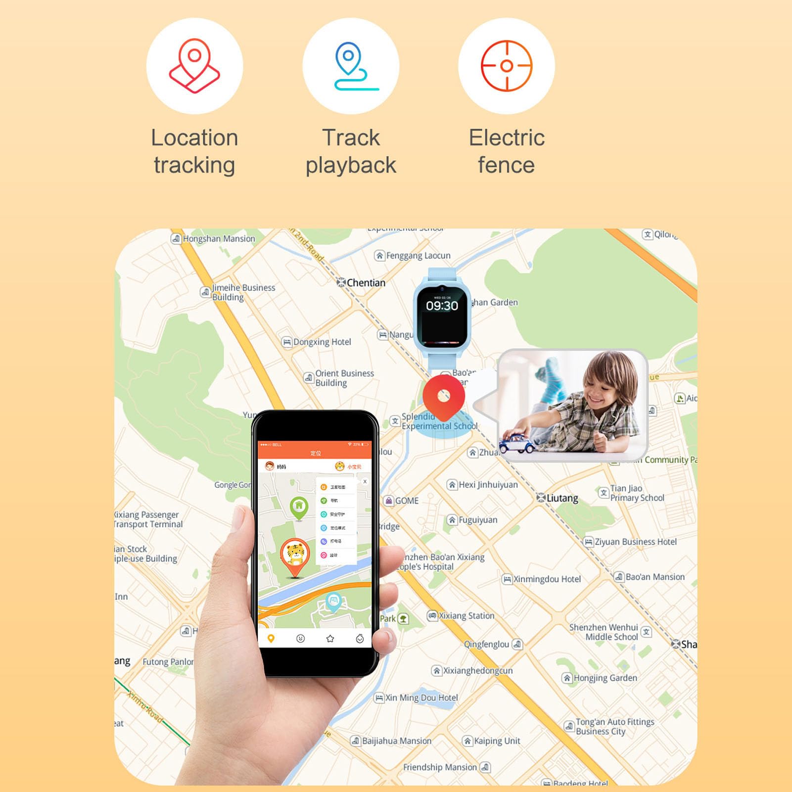 LICAEVEY Smartwatch für Kinder (Jungen und Mädchen), 4G LTE GPS-Tracker, Touchscreen-Smartwatch mit Videoanrufen, SOS-Funktion, LBS-Ortung, Klassenzimmermodus, IP67 Wasserdicht, für
