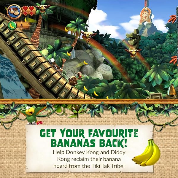 Nintendo Switch Donkey Kong Country Returns HD in use