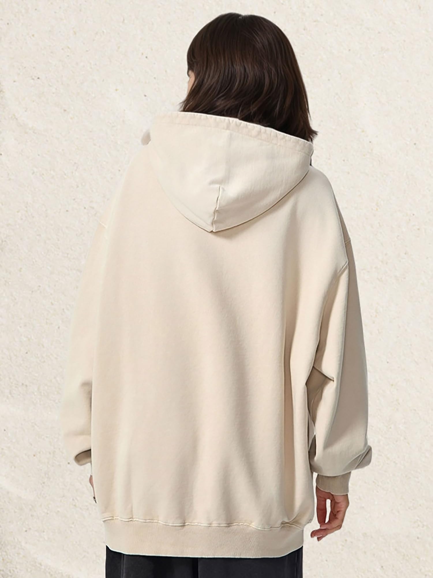 Felpa Oversize Con Cappuccio Per Uomo E Donna, Felpe Con Cappuccio Per Coppie Con Effetto Vintage Batik Sfumato, Hoodie Unisex Con Lavaggio Acido, Stile Streetwear