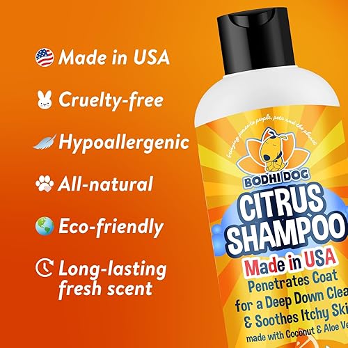 Vista 34 de Bodhi Dog Amazing White Shampoo para perros, ilumina los abrigos blancos y ligeros, a base de plantas, fabricado con ingredientes naturales, seguro