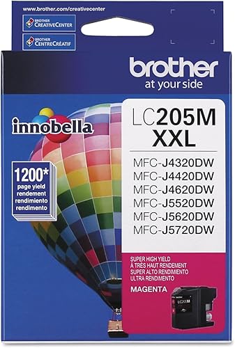 Miniatura 1 de Brother Impresora LC205M Cartucho de tinta de alto rendimiento, magenta