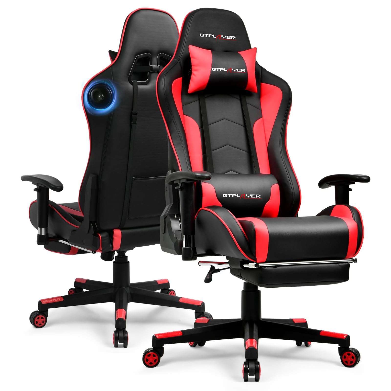 GTPLAYER ゲーミング Amazon.com: GTPLAYER Gaming Chair with Bluetooth Speakers