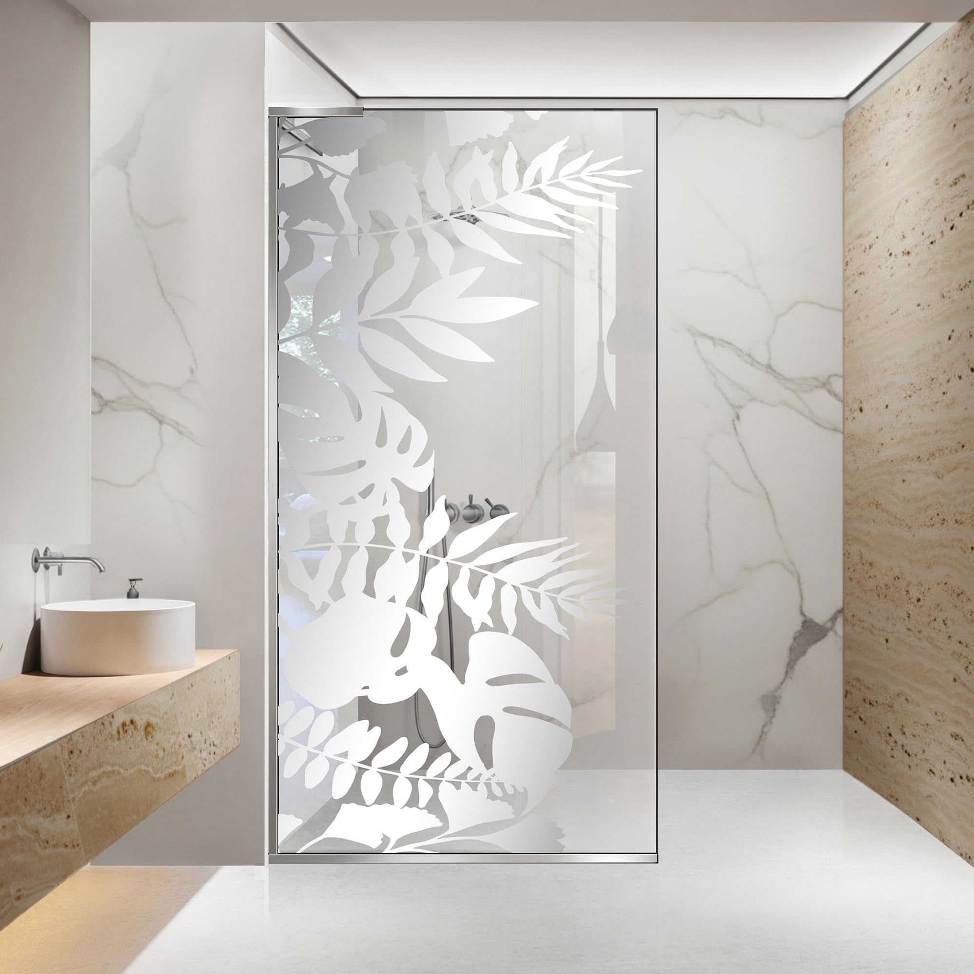 Solución de privacidad y limpieza con mampara de ducha Aqua Roy Minimal INOX