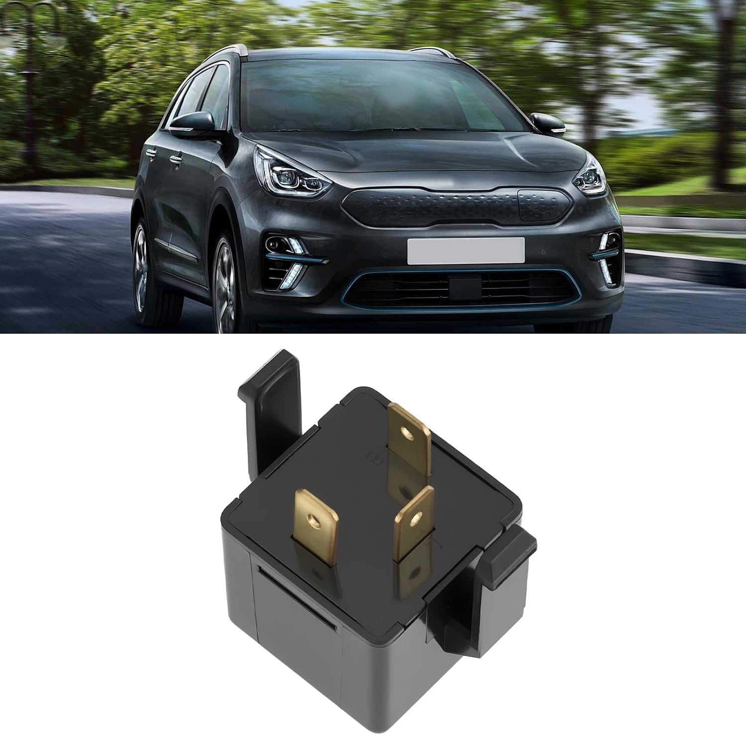 2pcs 3Pin Car Turn Signal Flasher Relay 95550-1E000 Compatible with Kia