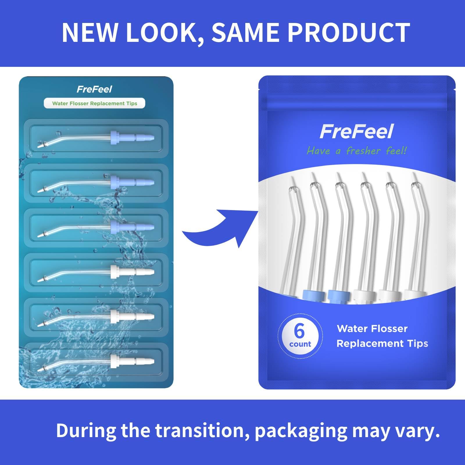 Cabezales de repuesto para Waterpik, puntas de repuesto para irrigador dental Waterpik | 6 puntas periodontales, púas de repuesto para irrigador dental Water Pik