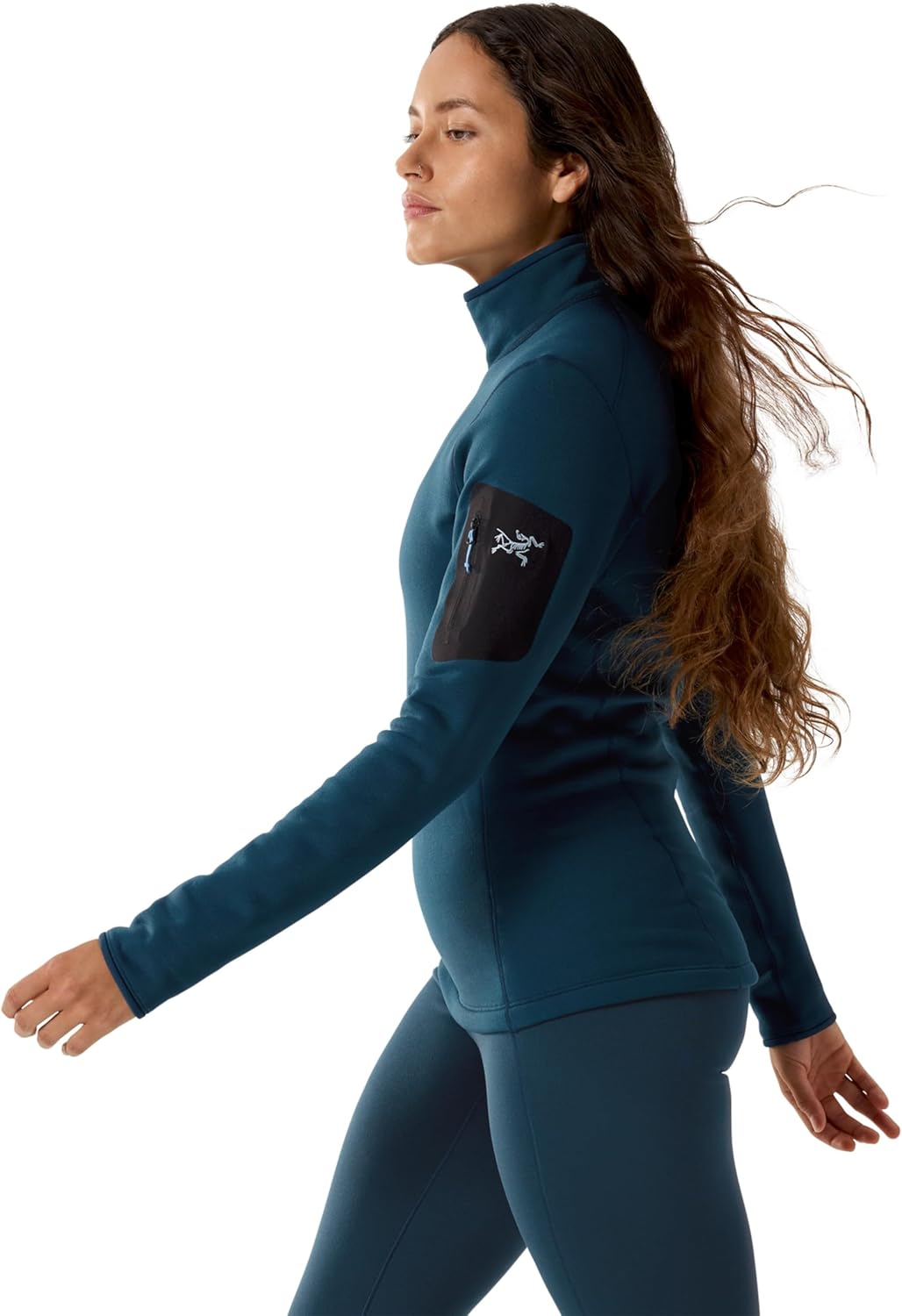 Arc'teryx Kyanite Baselayer Zip Neck Women's | Warm Polartec Stretch Fleece Base Layer - Image 2