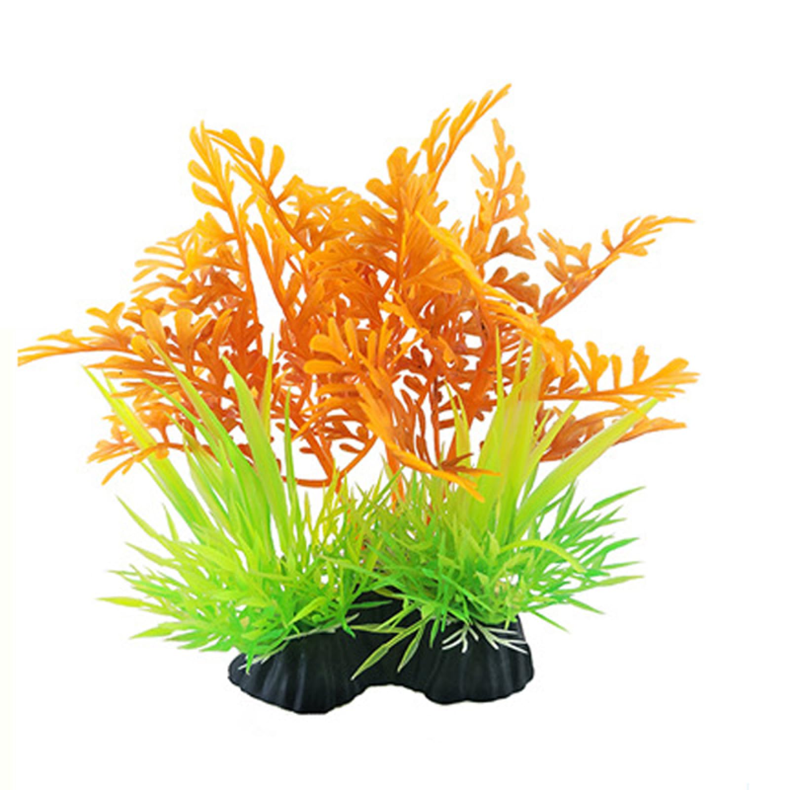 Decoraciones para acuarios, Césped Artificial de imitación de Agua, decoración de Paisaje for Acuario, Adorno subacuático, decoración for pecera, 3 Piezas, 11
