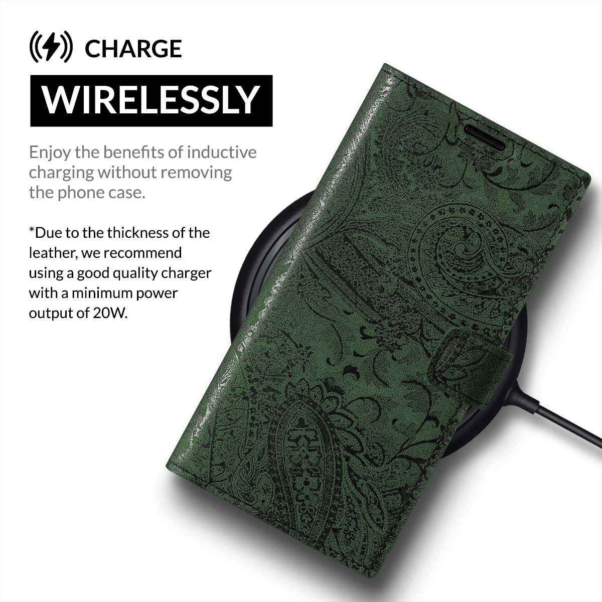 SURAZO Premium Skórzane Etui Na Telefon Kompatybilne Samsung Galaxy S23 Ultra (6,8) Zamykanie na Magnes Case Skóra Naturalna Obudowa Ochronna RFID Stojak TV Odporność na wstrząsy Portfel na karty