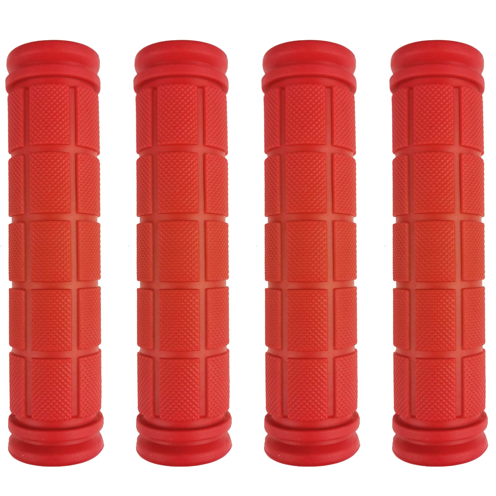 Zelerdo 2 Pairs Bike Handlebar Grips for Bikes