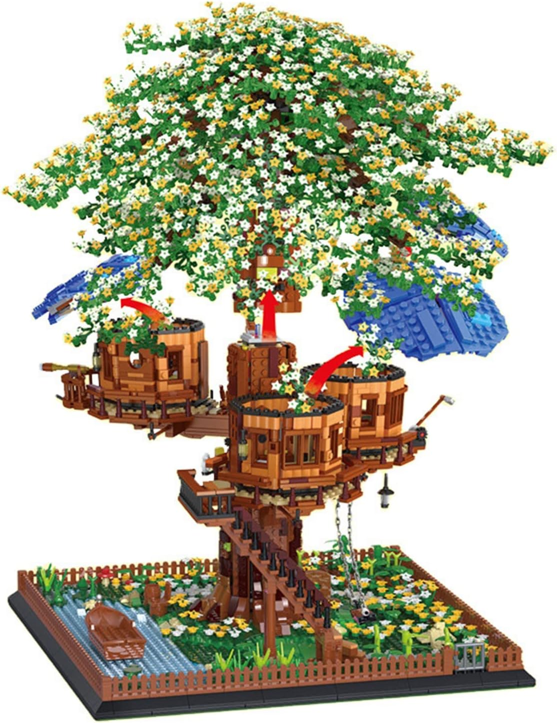 GGOOT Modular House Building Sets, 8000 Pcs Creative MOC