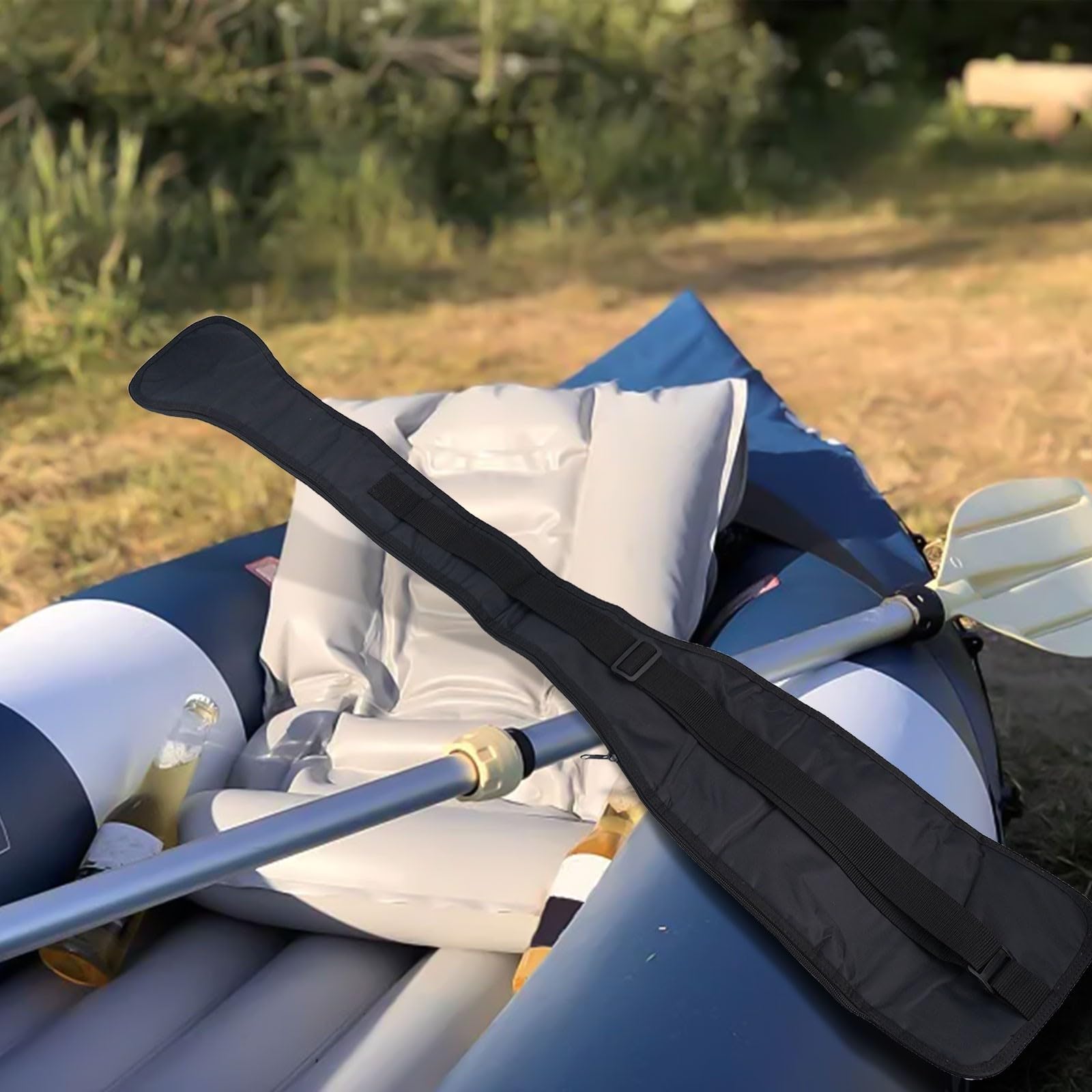 Paddel-Aufbewahrungstasche für Kajak-, Kanu- und Drachenboot-Paddel – 420D Oxford-Stoff mit verstellbarem Schultergurt, 120 x 22 cm, 400 g