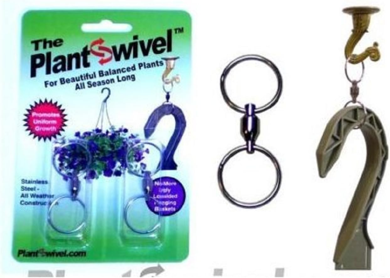2pack Hanging Basket Plant Swivel Hook Hanger Plantswivel