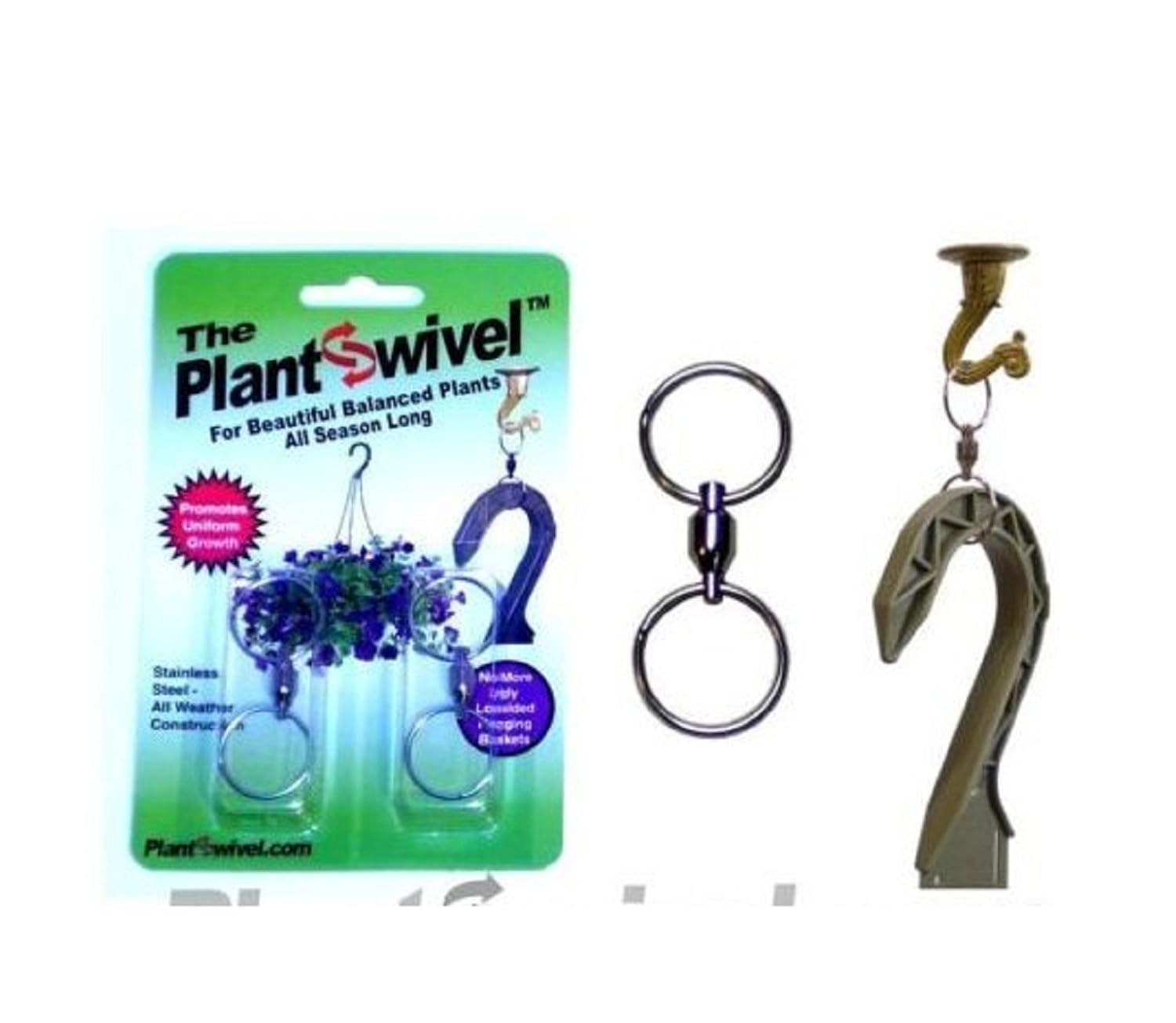 2pack Hanging Basket Plant Swivel Hook Hanger Plantswivel Amazon.in