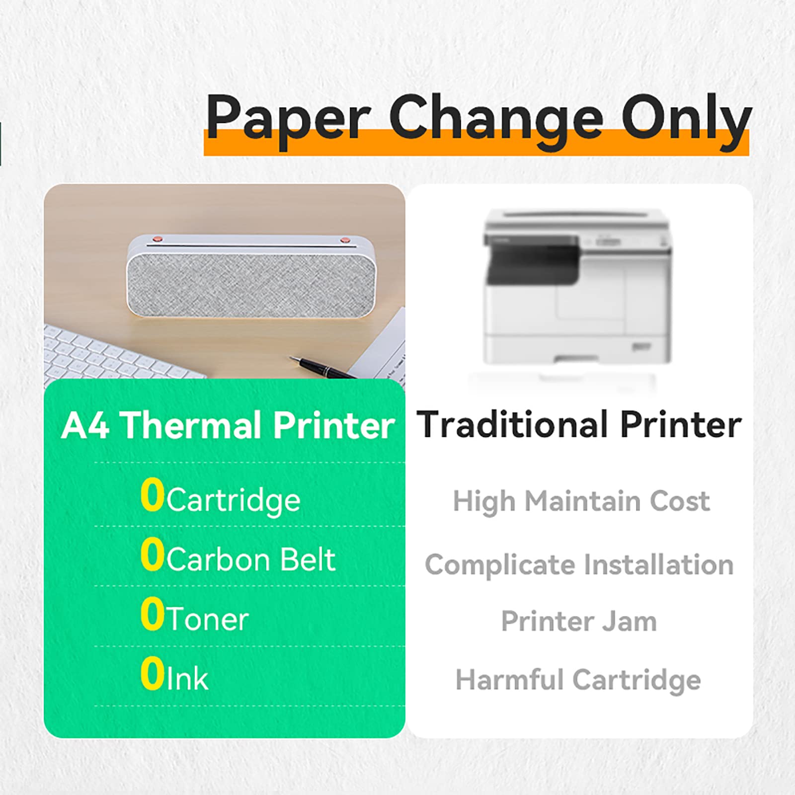 Mini Pocket Wireless Printer-Draagbare thermische printer voor dagboek/doe-het-zelf plakboek