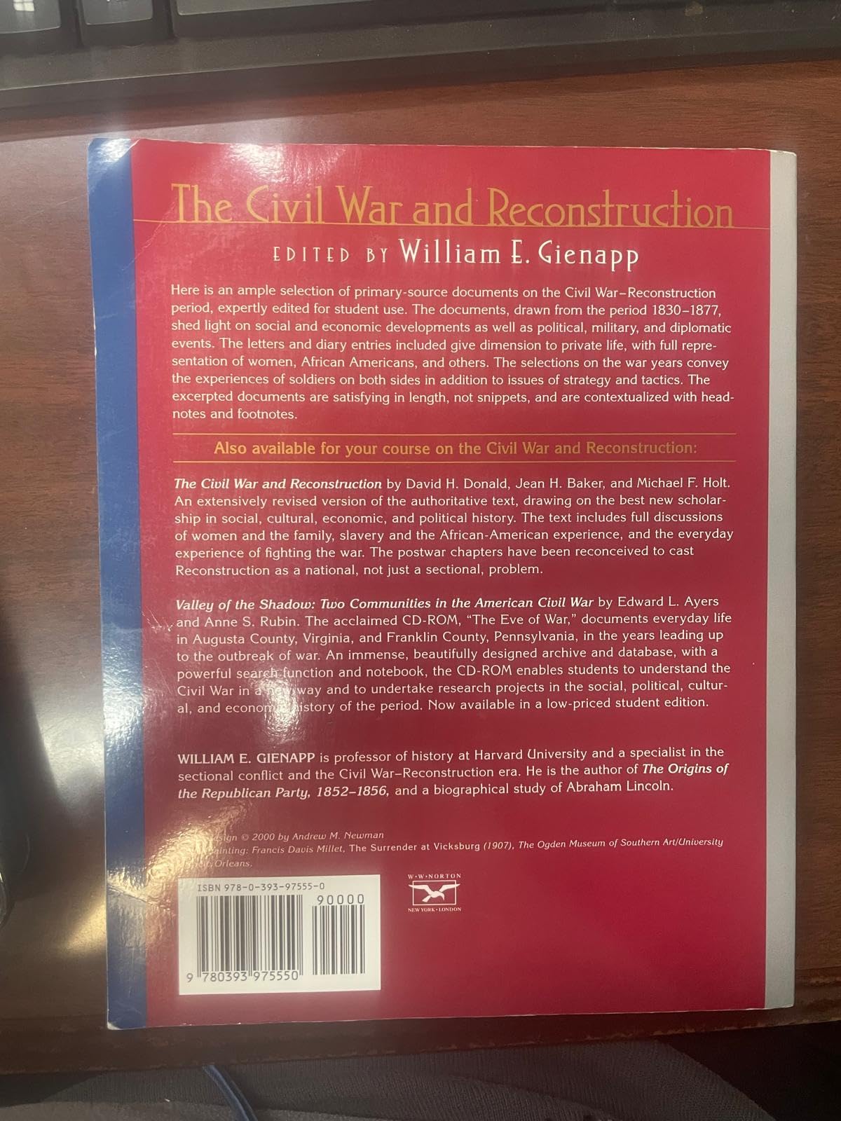 The Civil War and Reconstruction: A Documentary Collection - Image 3