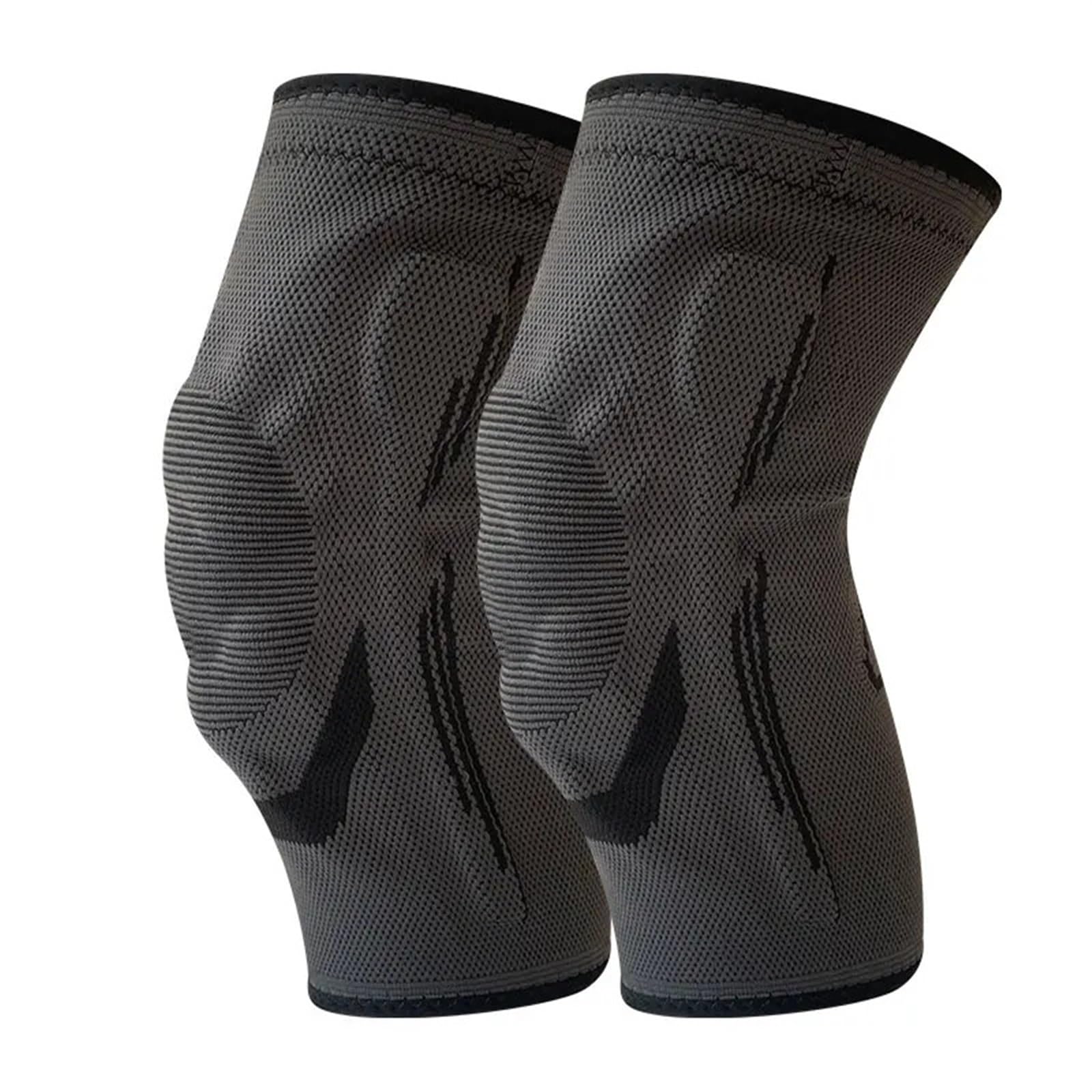 Ginocchiere Compressione Ginocchiere Bretelle for artrite Supporto articolare Sicurezza sportiva Pallavolo Palestra Protezione for tutore sportivo(Gray,M)