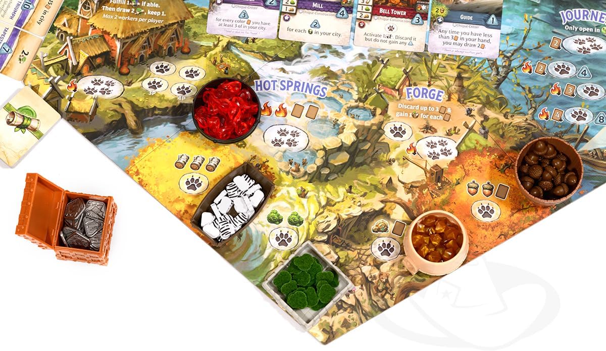 Everdell Silverfrost Deluxe Resource Vessels – Premium 3D Component Holders, Upgraded Board Game Accessories, Holders for Resources & Tokens