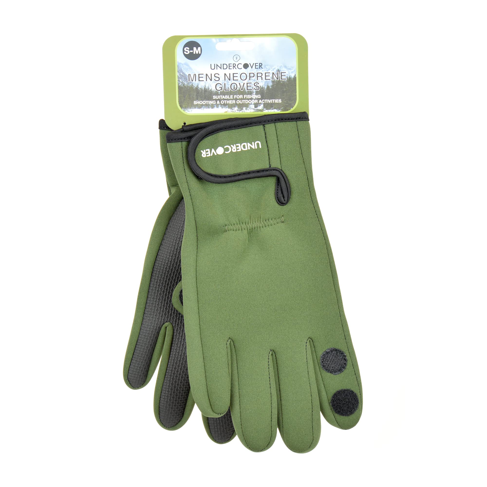 Undercover Mens Fishermans Neoprene Gloves GL640UCL Olive L/XL