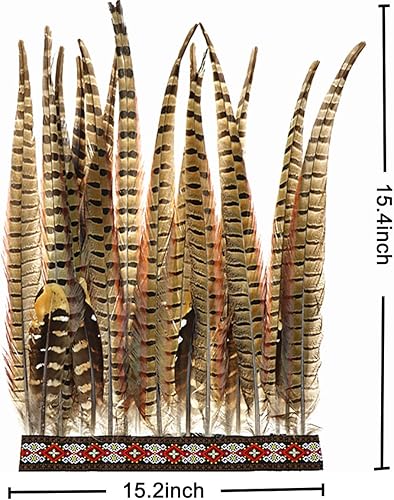 Miniatura 2 de Tocado de plumas para el día de Acción de Gracias Jefe inspirado en los indios nativos americanos para niños y adultos