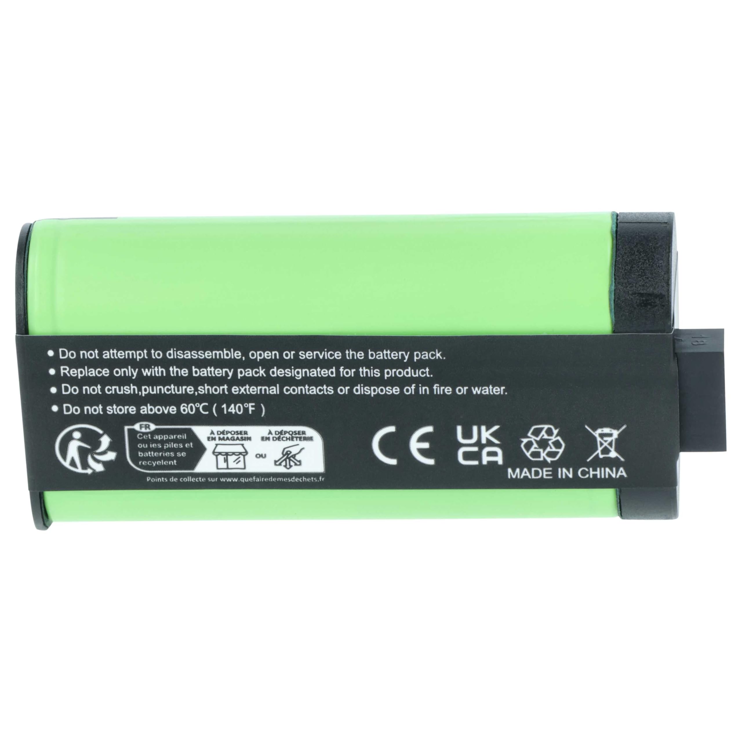 vhbw batteria compatibile con Logitech Ultimate Ears UE MegaBoom S-00147 casse, altoparlanti, speaker (3400mAh, 7,4V, Li-Ion) - Sostituisce 533-000116, 533-000138